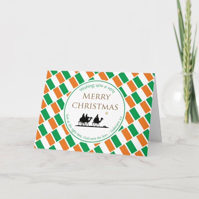 Cartes Pour Fêtes Annuelles Trois hommes sages IRELAND Noël (Devant)