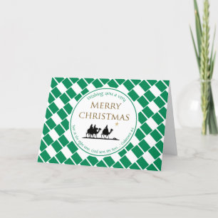Cartes Pour Fêtes Annuelles Trois hommes sages Noël NIGERIA