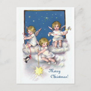 Cartes Pour Fêtes Annuelles Trois petits anges