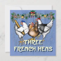 Trois poules françaises