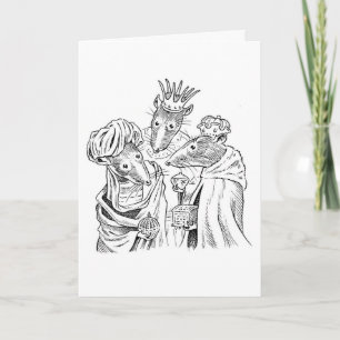 Cartes Pour Fêtes Annuelles Trois rois