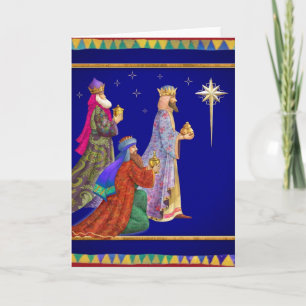 Cartes Pour Fêtes Annuelles Trois sages