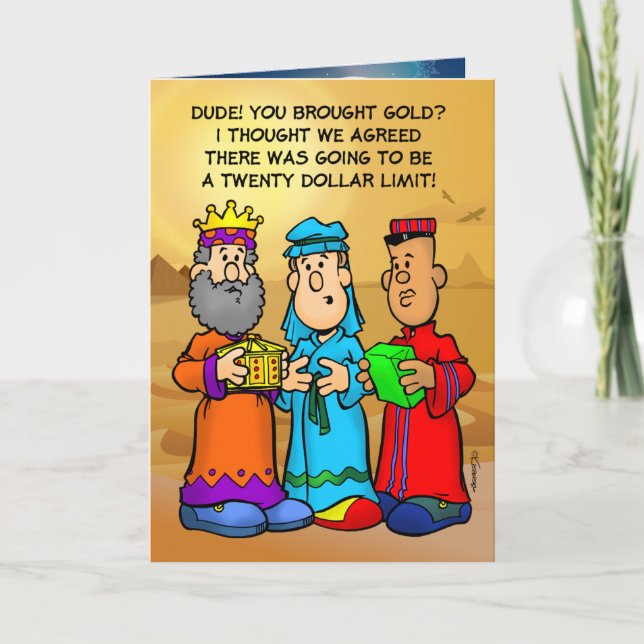 Cartes Pour Fêtes Annuelles Trois Sages (Devant)