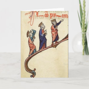 Cartes Pour Fêtes Annuelles Trois sages suivant l'étoile - vierge