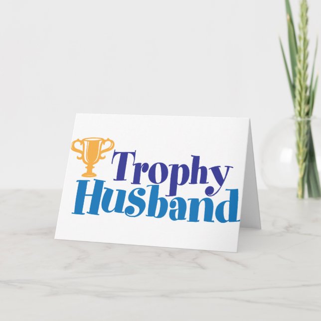 Cartes Pour Fêtes Annuelles Trophée Mari (Devant)
