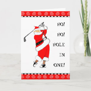 Cartes Pour Fêtes Annuelles Trou en un