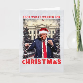 Cartes Pour Fêtes Annuelles Trump Christmas Card | Merry MAGA Christmas