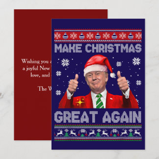 Cartes Pour Fêtes Annuelles Trump rend Noël super à nouveau