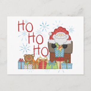 Cartes Pour Fêtes Annuelles Tshirts et cadeaux père Noël Ho Ho Ho