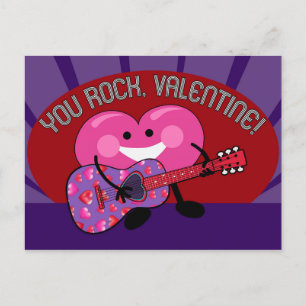 Cartes Pour Fêtes Annuelles Tu déchires la Saint-Valentin ! Cœur mignon joua