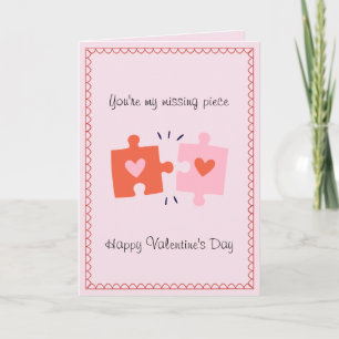 Cartes Pour Fêtes Annuelles Tu es ma pièce manquante Funny Valentines Day
