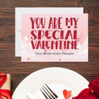Tu es mon Valentin spécial, personnalise