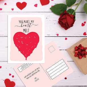 Cartes Pour Fêtes Annuelles Tu fais fondre mon coeur en la Saint-Valentin roma