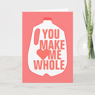 Cartes Pour Fêtes Annuelles Tu Me Fais Entier