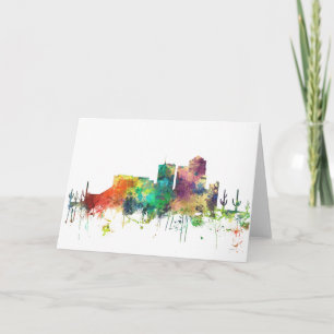 CARTES POUR FÊTES ANNUELLES TUCSON, ARIZONA SKYLINE SP
