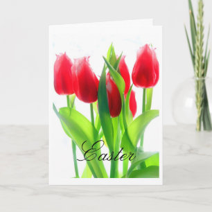 Cartes Pour Fêtes Annuelles Tulipes de Pâques