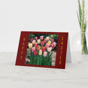 CARTES POUR FÊTES ANNUELLES TULIPS POUR VOUS À "PÂQUES"