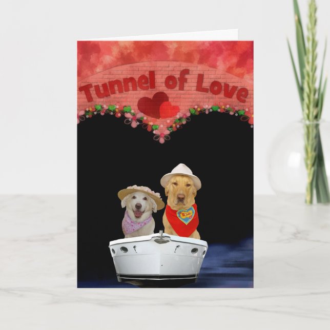 Cartes Pour Fêtes Annuelles Tunnel de la love (Devant)