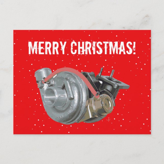 Cartes Pour Fêtes Annuelles Turbocompresseur (Devant)