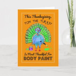 Cartes Pour Fêtes Annuelles Turquie Habillée Comme Un Pic Drôle Thanksgiving