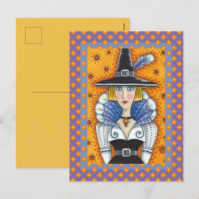 CARTES POUR FÊTES ANNUELLES TURQUIE PÈRE WITCH, UN SALEM MERCI, FOLK (Devant / Derrière)