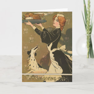 Cartes Pour Fêtes Annuelles Turquie victorienne de Thanksgiving vintage