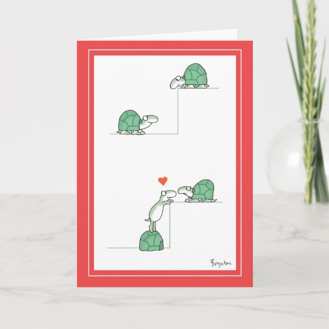 Cartes Pour Fêtes Annuelles TURTLES Valentines par Boynton (Devant)