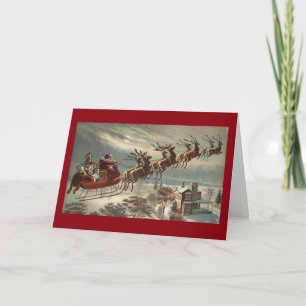 Cartes Pour Fêtes Annuelles 'Twas la nuit avant Noël