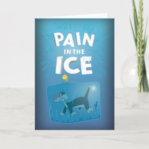 Cartes Pour Fêtes Annuelles TWEETY™ & SYLVESTER™ "Douleur dans la glace"