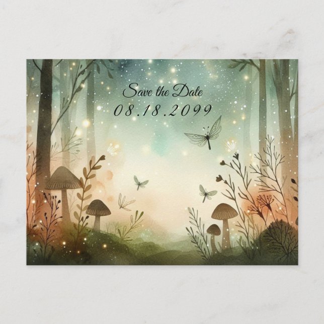 Cartes Pour Fêtes Annuelles Twilight Whispers of the Woodland (Devant)