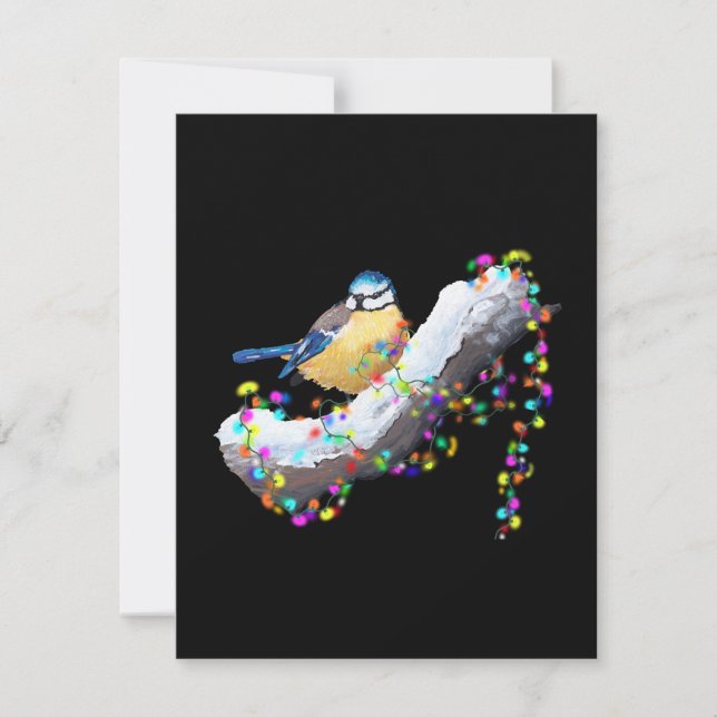 Cartes Pour Fêtes Annuelles Twinkle Twinkle Little Tit (Devant)