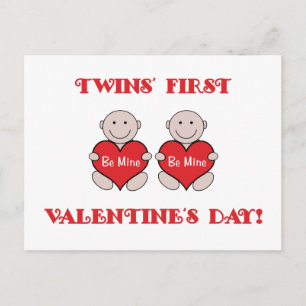 Cartes Pour Fêtes Annuelles Twins First Valentines