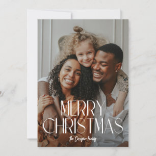 Cartes Pour Fêtes Annuelles Type moderne Joyeux Noël Photo