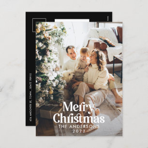 Cartes Pour Fêtes Annuelles Typographie botanique moderne et élégante de l'aqu