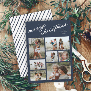 Cartes Pour Fêtes Annuelles Typographie de script de Noël élégant Merry Christ
