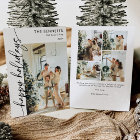 Typographie moderne Joyeux Vacances Une photo