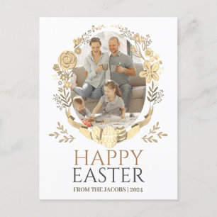 Cartes Pour Fêtes Annuelles Typographie simple et élégante Famille de Pâques U