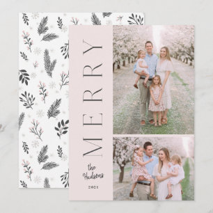 Cartes Pour Fêtes Annuelles Typographie Simple Minimaliste Holi Rustique 2 Pho