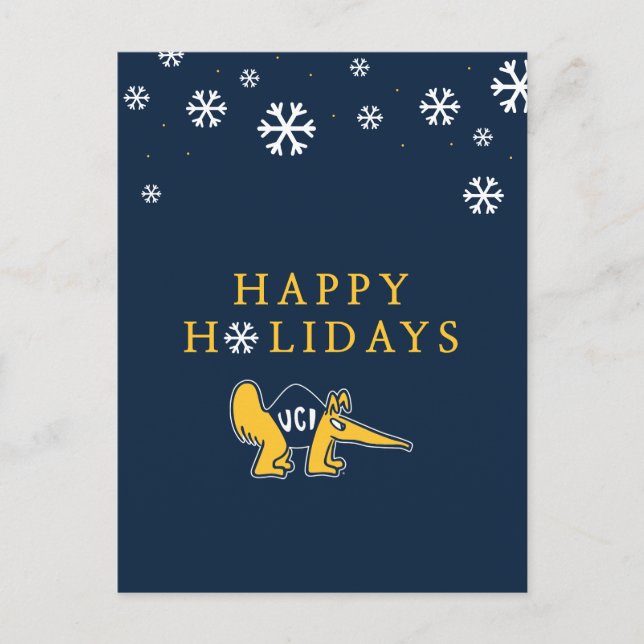 Cartes Pour Fêtes Annuelles UC Irvine | UCI Castors à patins (Devant)