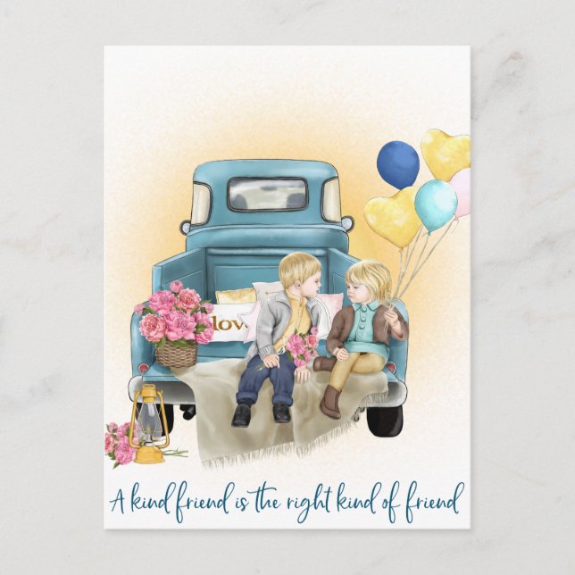 Cartes Pour Fêtes Annuelles Un ami gentil (Devant)