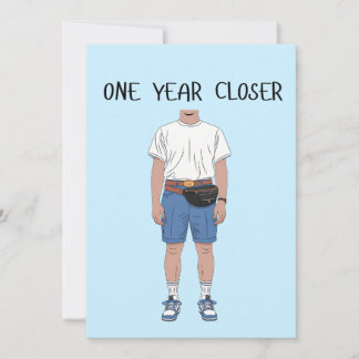 Cartes Pour Fêtes Annuelles Un an plus proche Anniversaire Vieux ami mari papa