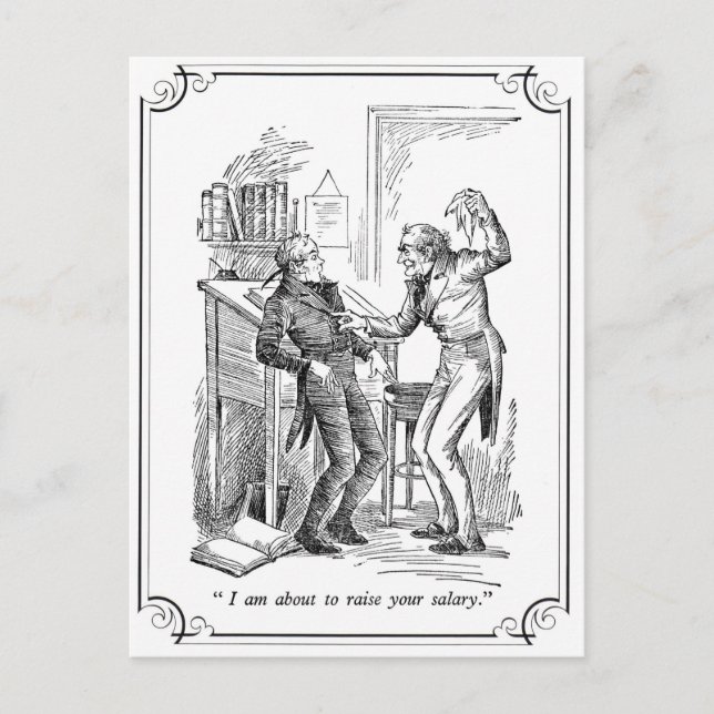 Cartes Pour Fêtes Annuelles Un chant de Noël : Augmentez votre salaire (Devant)