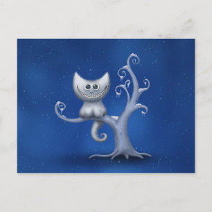 Cartes Pour Fêtes Annuelles Un chaton Cheshire (Noël)