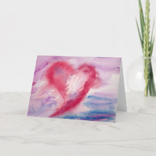 Cartes Pour Fêtes Annuelles Un coeur