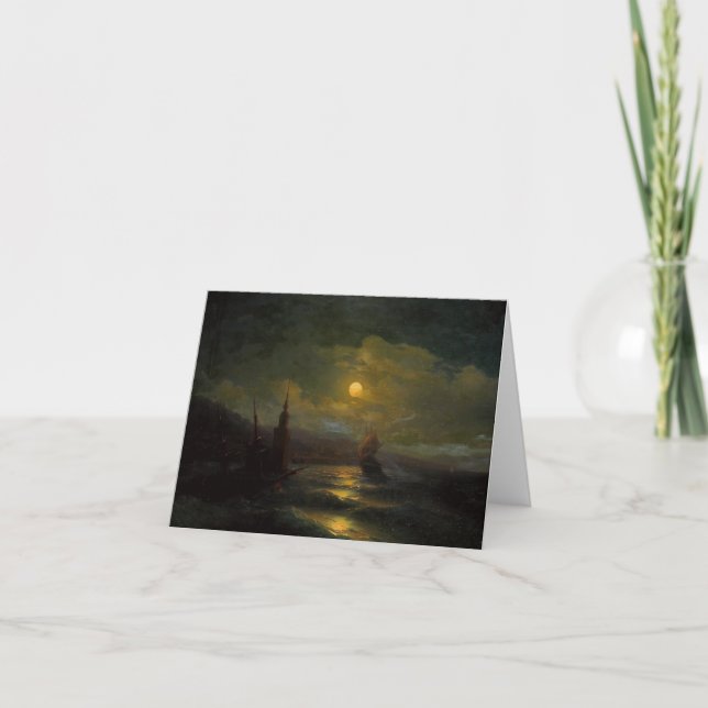 Cartes Pour Fêtes Annuelles Un coin de Constantinople Ivan Aivazovsky (Devant)