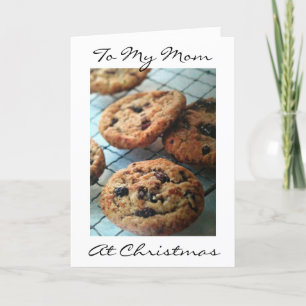 CARTES POUR FÊTES ANNUELLES UN COOKIE INTELLIGENT MOM=MERRY NOËL