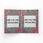 Un crâne à sucre coloré personnalisé