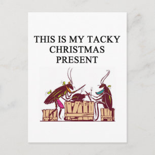 Cartes Pour Fêtes Annuelles un design cadeau de noël kitsch