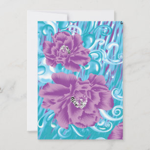 Cartes Pour Fêtes Annuelles Un design de textile vibrant mettant en vedette du