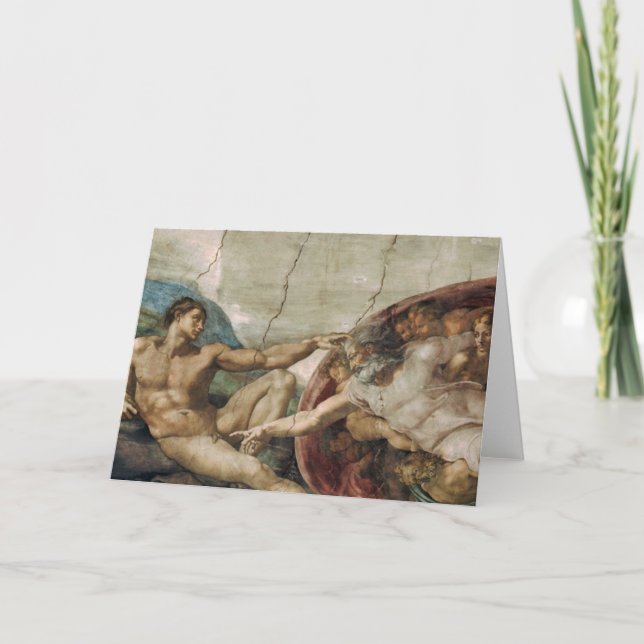 Cartes Pour Fêtes Annuelles Un dieu curieux. Noël (Devant)